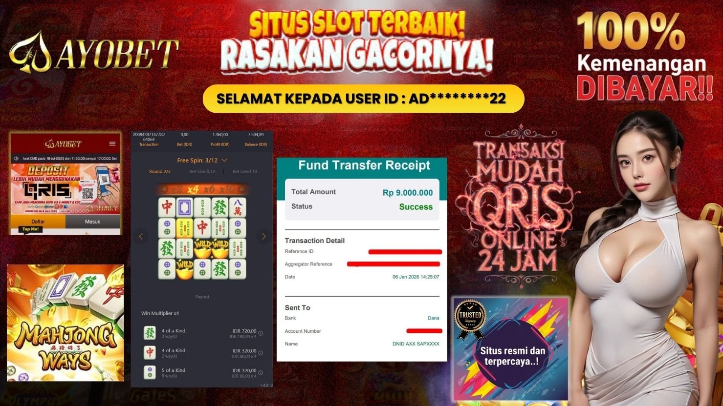 AYOBET JACKPOT SLOT MAHJONG WAYS